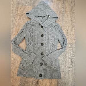 Cable knit womens jacket